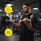 Гриф для штанги олімпійський W-подібний Cornix 120 см 50 мм без підшипників XR-0419