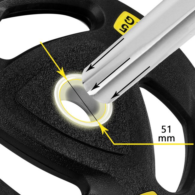 Гриф для штанги олімпійський W-подібний Cornix 120 см 50 мм XR-0420