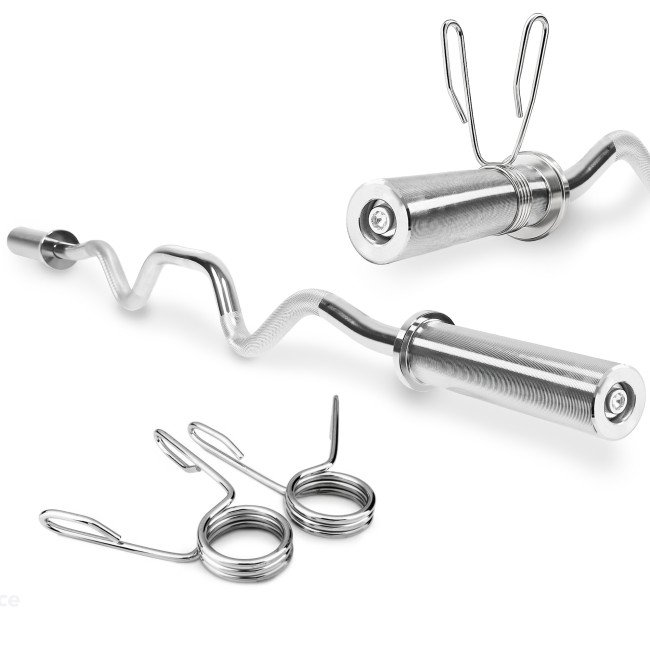 Гриф для штанги олімпійський Z-подібний Cornix 120 см 50 мм без підшипників XR-0421