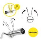 Гриф для штанги олімпійський Z-подібний Cornix 120 см 50 мм XR-0422