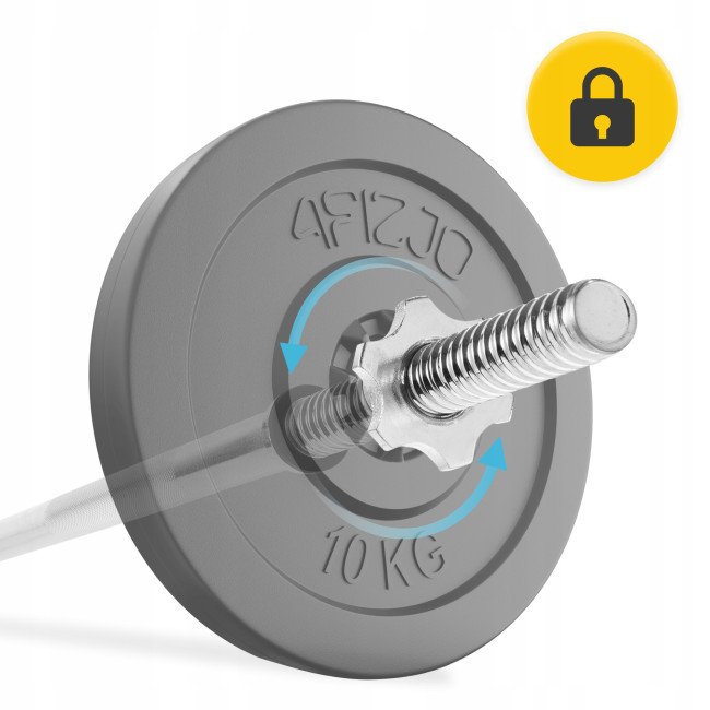 Гриф для штанги прямий 4FIZJO 120 см 25 мм (P-5905973401128)