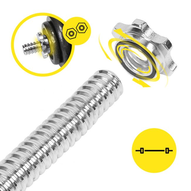 Гриф для штанги прямий Cornix 150 см 25 мм XR-0411