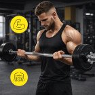 Гриф для штанги прямий Cornix 150 см 25 мм XR-0411