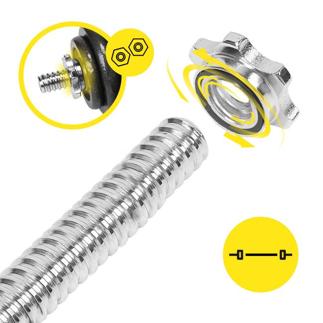 Гриф для штанги прямий Cornix 180 см 25 мм XR-0412