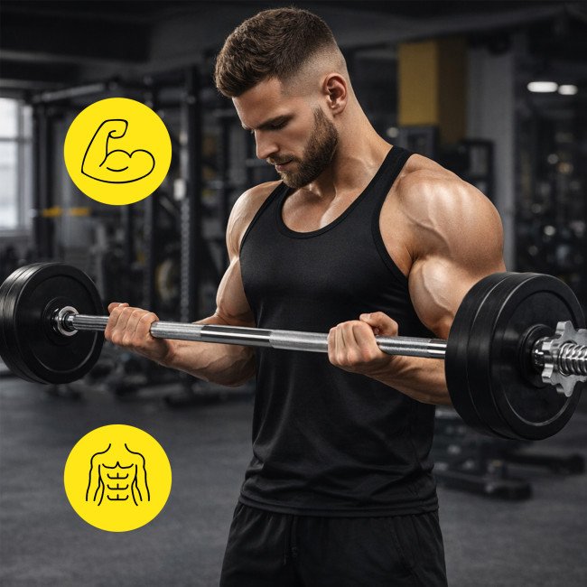 Гриф для штанги прямий Cornix 180 см 25 мм XR-0412