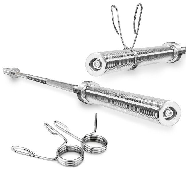 Гриф для штанги прямий олімпійський Cornix 220 см 50 мм без підшипників XR-0417