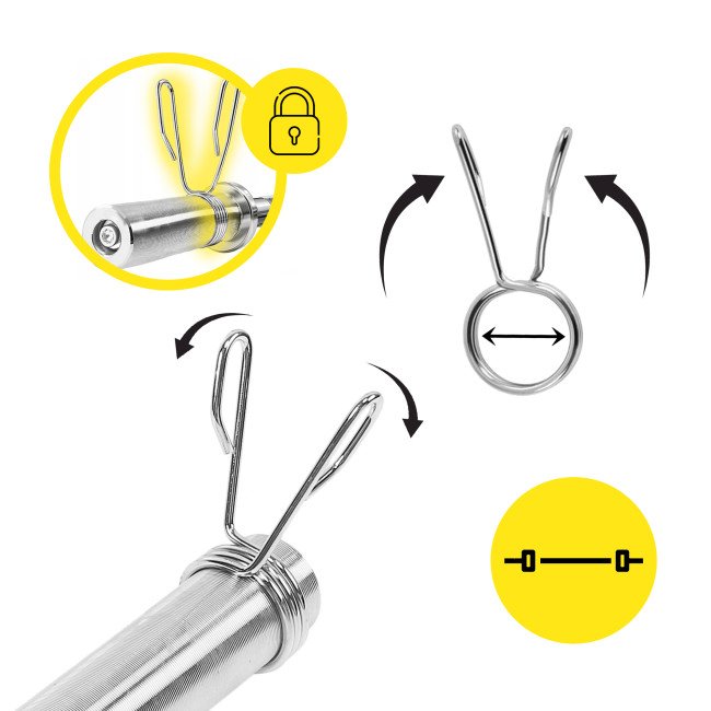 Гриф для штанги прямий олімпійський Cornix 220 см 50 мм без підшипників XR-0417