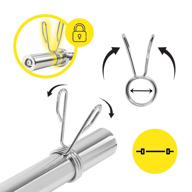 Гриф для штанги прямий олімпійський Cornix 220 см 50 мм XR-0418