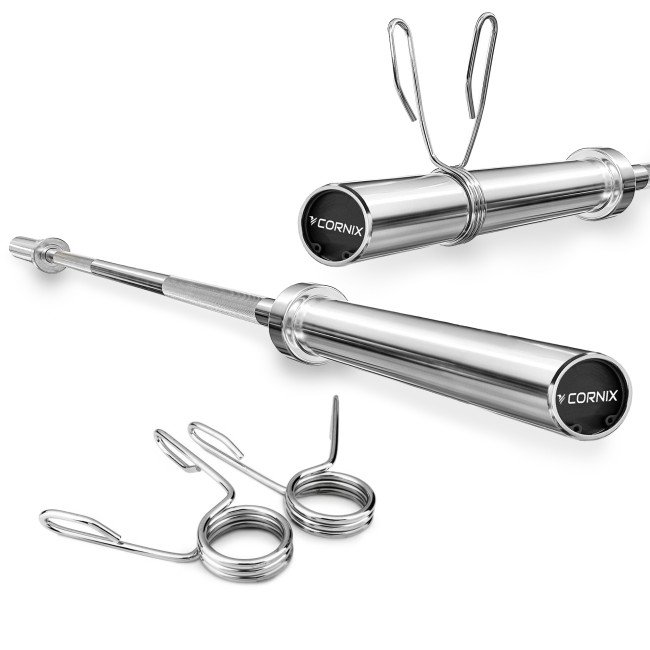 Гриф для штанги прямий олімпійський Cornix 220 см 50 мм XR-0418