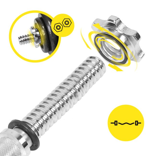 Гриф для штанги W-подібний Cornix 120 см 25 мм XR-0413