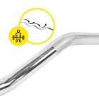 Гриф для штанги W-подібний Cornix 120 см 25 мм XR-0413