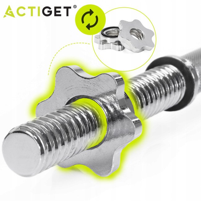 Гриф гантельний Actiget 48 см 28 мм ACT0003