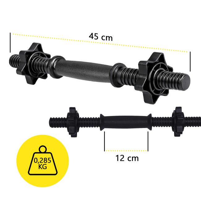 Гриф гантельний Cornix 45 см 25 мм XR-0416