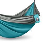 Гамак туристичний Mountain Goat 300 x 200 см двомісний, підвісний Grey/Turquoise (P-5905973407977)
