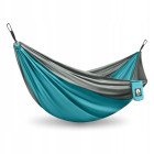 Гамак туристичний Mountain Goat 300 x 200 см двомісний, підвісний Grey/Turquoise (P-5905973407977)