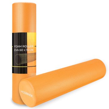 Масажний ролик Cornix EVA+ 60 x 15 см (валик, роллер) XR-0307 Orange