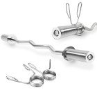 Гриф для штанги олімпійський W-подібний Cornix 120 см 50 мм без підшипників XR-0419