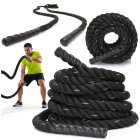 Канат тренувальний Actiget Battle Rope 9 м для кросфіту ACT0015 Black