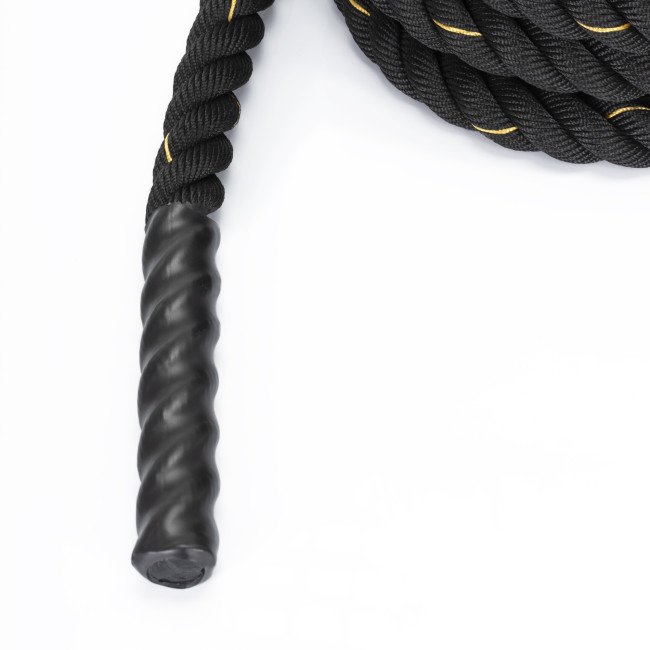 Канат тренувальний Actiget Battle Rope 9 м для кросфіту ACT0015 Black