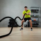 Канат тренувальний Actiget Battle Rope 9 м для кросфіту ACT0015 Black