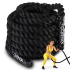 Канат тренувальний Cornix Battle Rope 12 м для кросфіту XR-0574 Black