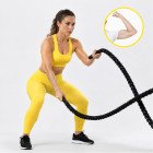 Канат тренувальний Cornix Battle Rope 12 м для кросфіту XR-0574 Black