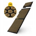 Килимок акупунктурний з подушкою 4FIZJO Eco Mat XL Аплікатор Кузнєцова Black/Gold (P-5907739313591)