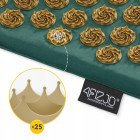 Килимок акупунктурний з подушкою 4FIZJO Ergo Mat Аплікатор Кузнєцова Navy Green/Gold (P-5907739315076)