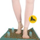 Килимок акупунктурний з подушкою 4FIZJO Ergo Mat Аплікатор Кузнєцова Navy Green/Gold (P-5907739315076)