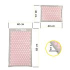 Килимок акупунктурний з подушкою Cornix Premium Mat Аплікатор Кузнєцова XR-0561 Grey/Pink