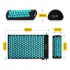 Килимок акупунктурний з валиком 4FIZJO Classic Mat Аплікатор Кузнєцова Black/Blue (P-5905973402385)