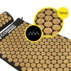Килимок акупунктурний з валиком Cornix Classic Mat Аплікатор Кузнєцова XR-0494 Black/Gold
