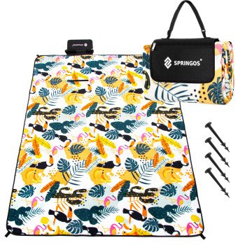 Килимок для пікніка та кемпінгу Springos 200 x 200 см складний PM043