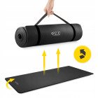 Килимок (мат) спортивний 4FIZJO NBR 190 x 100 x 1.5 см для йоги та фітнесу Black (P-5905973407120)