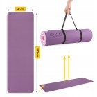 Килимок (мат) спортивний 4FIZJO TPE 180 x 60 x 0.6 см для йоги та фітнесу Violet/Pink (P-5907739316950)