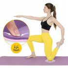 Килимок (мат) спортивний 4FIZJO TPE 180 x 60 x 0.6 см для йоги та фітнесу Violet/Pink (P-5907739316950)