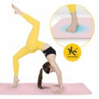 Килимок (мат) спортивний 4FIZJO TPE 180 x 60 x 1 см для йоги та фітнесу Pink/Grey (P-5907739311900)