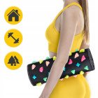 Килимок ортопедичний 4FIZJO 120 x 35 см з каменями для масажу ніг Black (P-5905973403160)