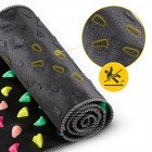 Килимок ортопедичний 4FIZJO 120 x 35 см з каменями для масажу ніг Black (P-5905973403160)