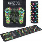 Килимок ортопедичний 4FIZJO 140 x 35 см з каменями для масажу ніг Black (P-5905973403177)