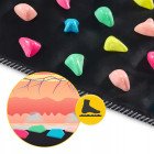 Килимок ортопедичний 4FIZJO 170 x 35 см з каменями для масажу ніг Black (P-5905973403184)