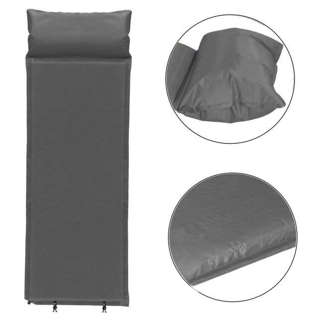 Килимок самонадувний Springos 186 x 53 x 2.5 см з подушкою PM035