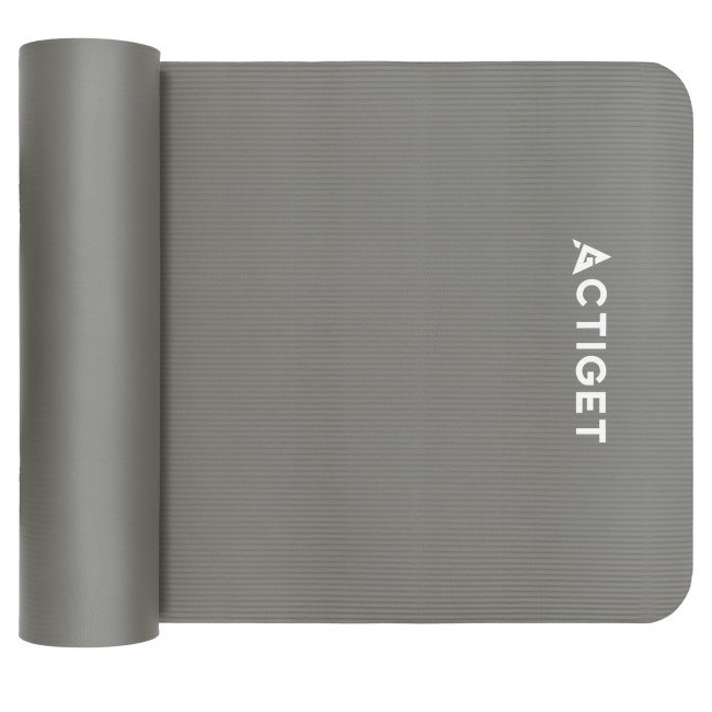 Килимок спортивний Actiget NBR 183 x 61 x 1 cм для йоги та фітнесу ACT0019 Grey