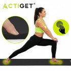 Килимок спортивний Actiget NBR 183 x 61 x 1 cм для йоги та фітнесу ACT0020 Black