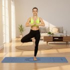Килимок спортивний Actiget TPE 183 x 61 x 0.6 см для йоги та фітнесу ACT0021 Blue/Sky Blue