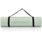 Килимок спортивний Actiget TPE 183 x 61 x 0.6 см для йоги та фітнесу ACT0022 Mint/Black