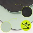 Килимок спортивний Actiget TPE 183 x 61 x 0.6 см для йоги та фітнесу ACT0022 Mint/Black