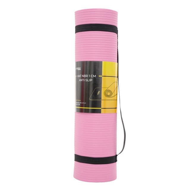 Килимок спортивний Cornix NBR 183 x 61 x 1 cм для йоги та фітнесу XR-0010 Pink
