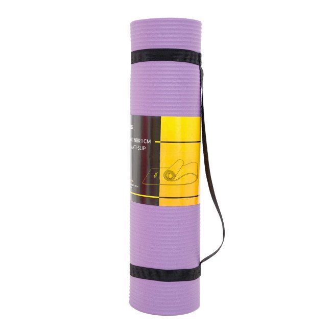 Килимок спортивний Cornix NBR 183 x 61 x 1 cм для йоги та фітнесу XR-0011 Violet