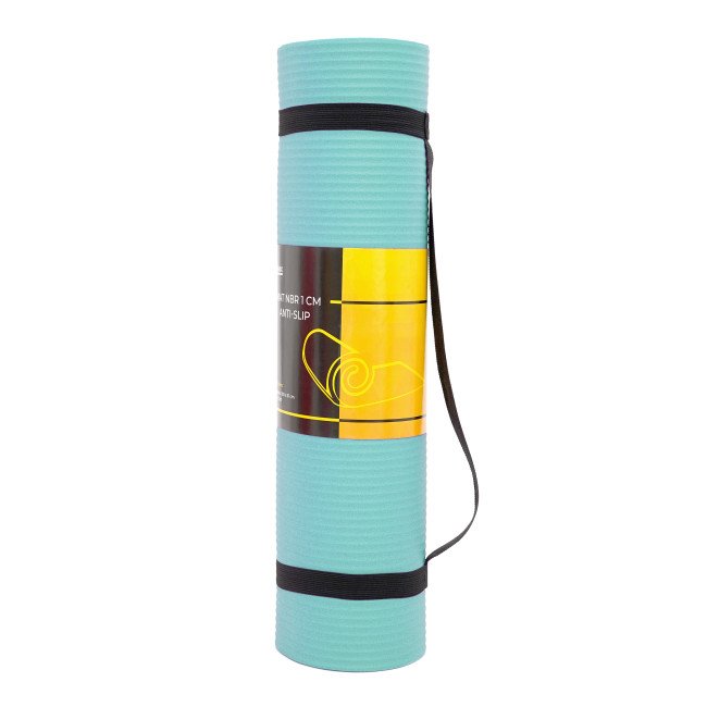 Килимок спортивний Cornix NBR 183 x 61 x 1 cм для йоги та фітнесу XR-0248 Mint